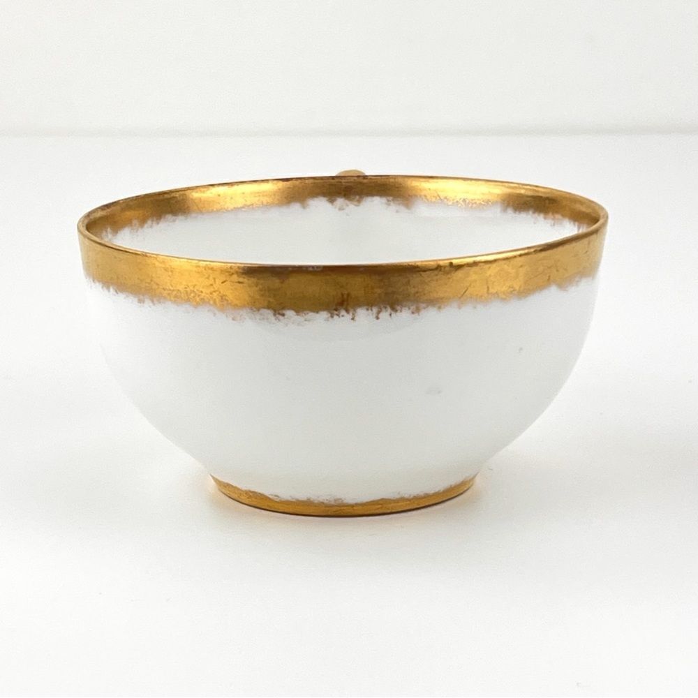 Antique Nippon Hand Painted Porcelain Gold R initial letter teacup - Picture 4 of 8